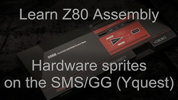 Lesson YQuest13 - Adding hardware Sprites to the Master System / GameGear