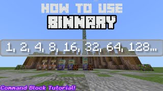 How to use Binnary in Minecraft|Command Block Tutorial