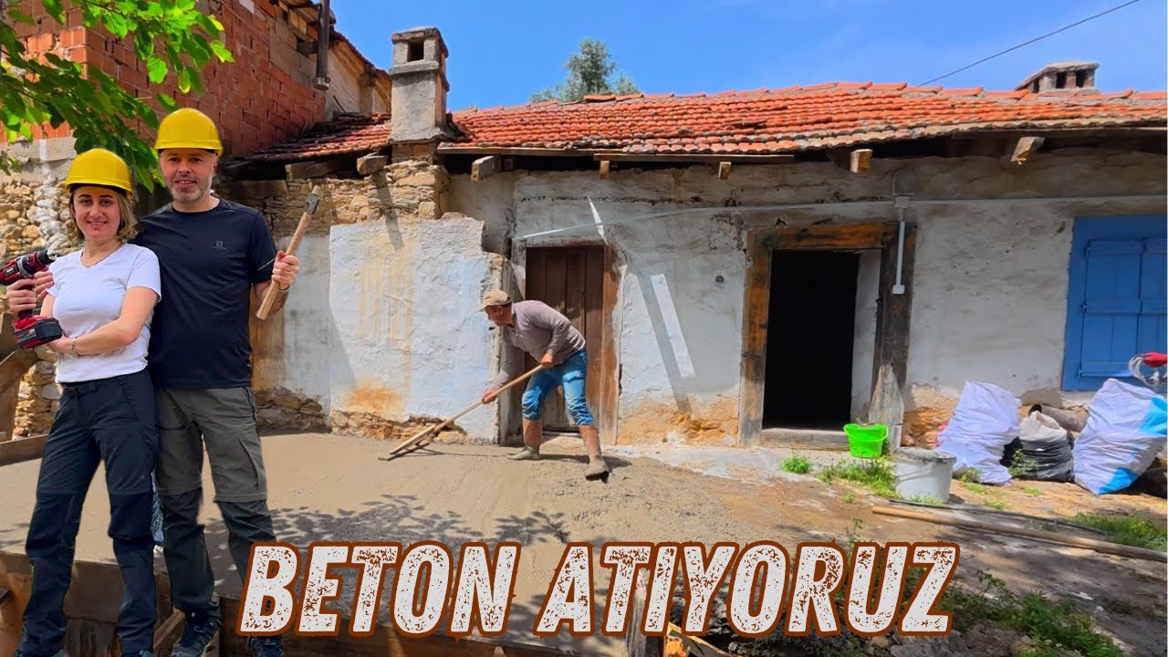MUĞLA'DA KÖY EVİ TADİLATI | BETON ATIYORUZ