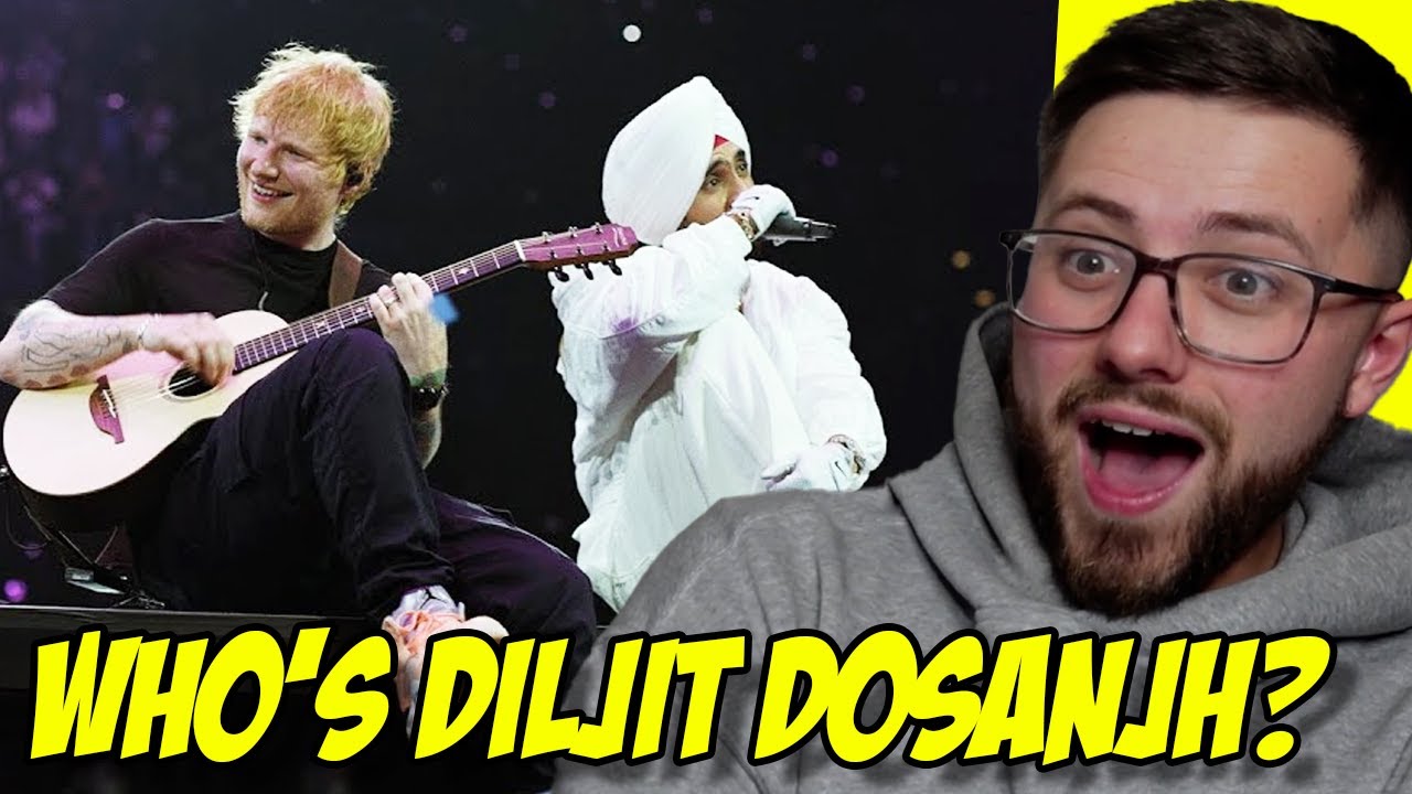 Ed Sheeran & Diljit Dosanjh - Shape of You x Naina (Live in Birmingham 2024) | REACTION