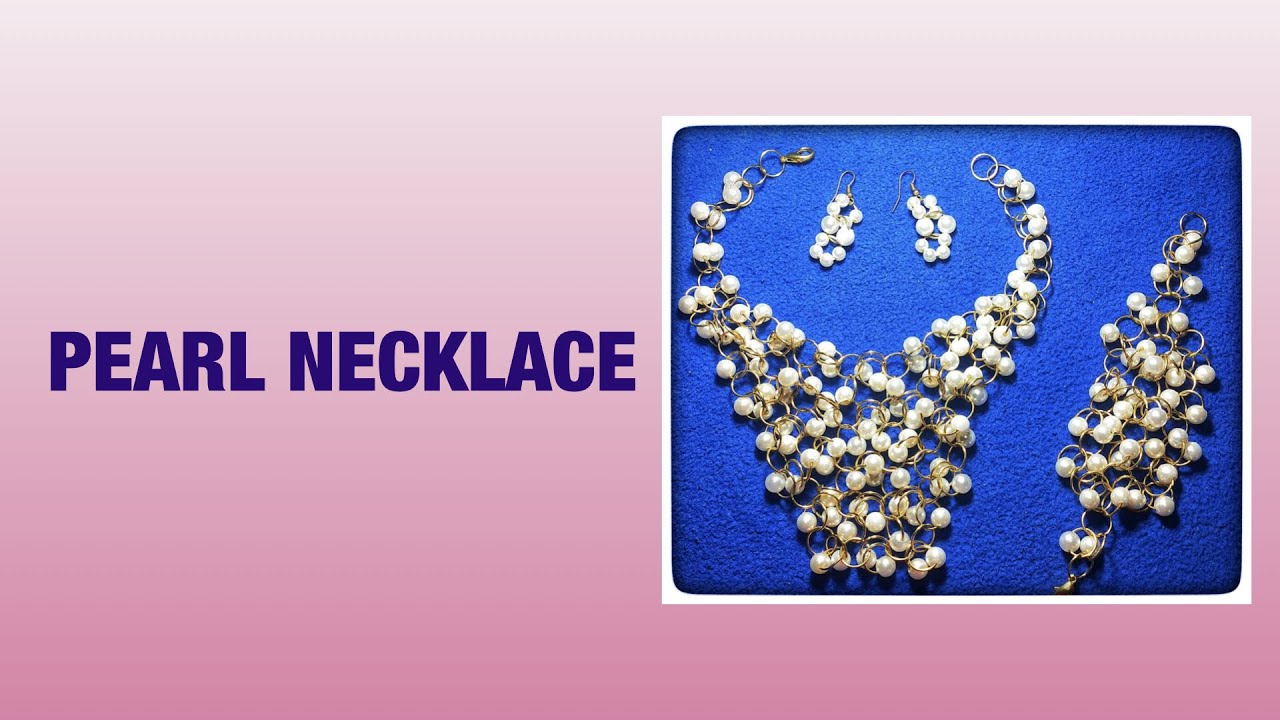 How To Make Pearl Designer Necklace | Shubahngi Sruve