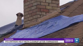 Volunteers continue recovery efforts to help those impacted by Tuesday's tornado