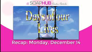Days of our Lives Recap  Steve Was Happy To Have Both Sons Home