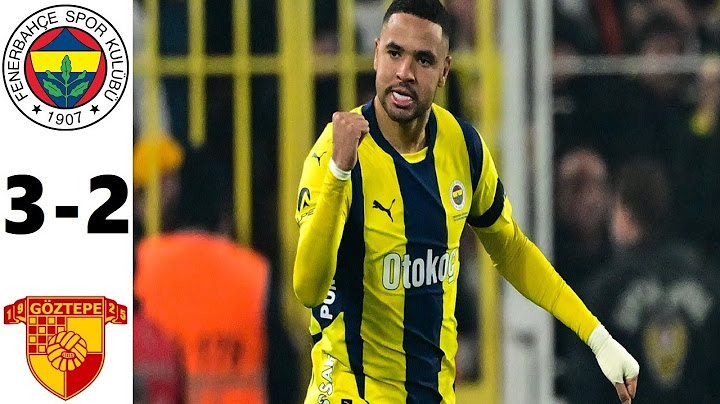 FENERBAHÇE 3-2 GÖZTEPE MAÇ ÖZETİ 🔴 Süper Lig 2025
