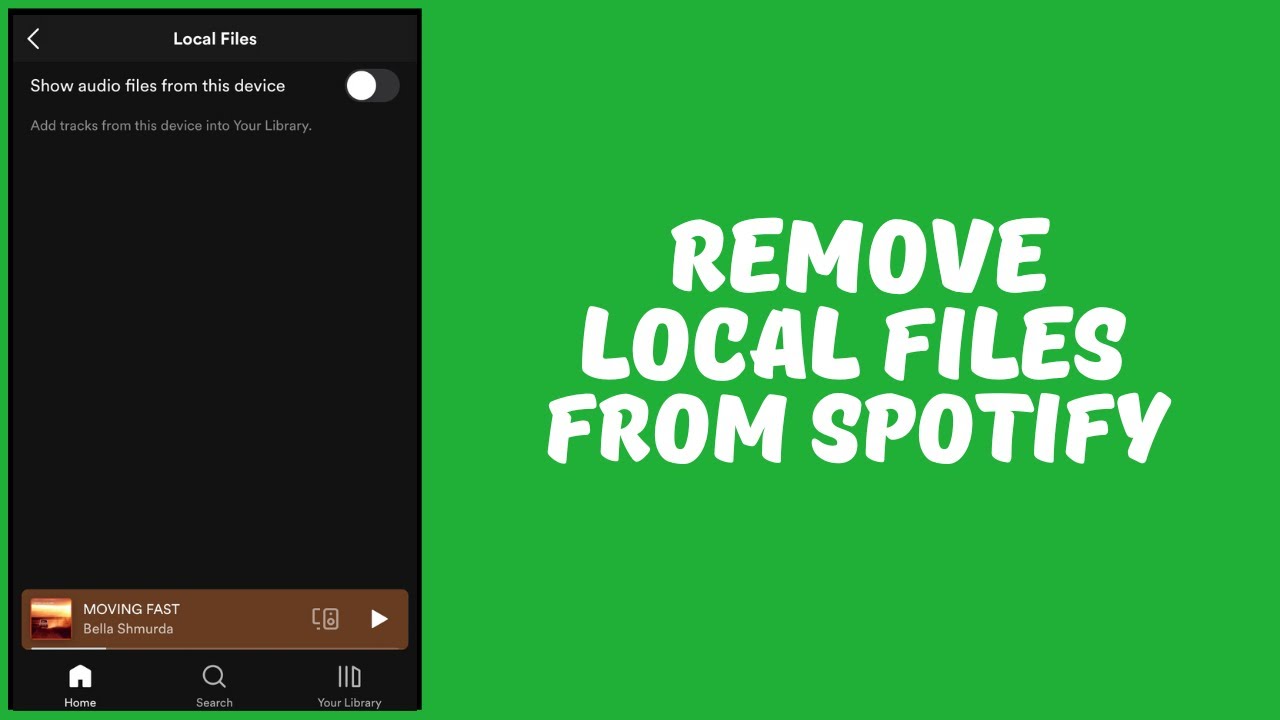 How To Remove Local Files From Spotify YouTube