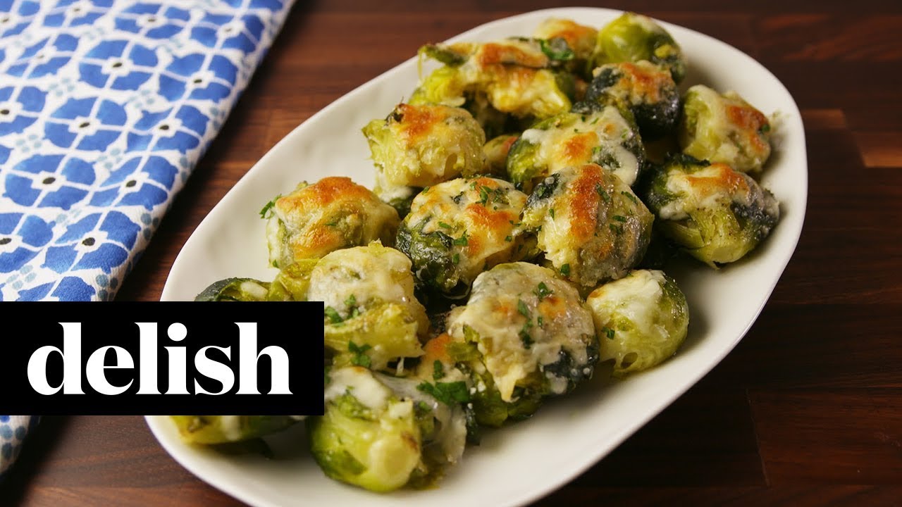 How to Make Smashed Brussels Sprouts  Recipe  Delish 