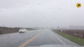 Extremely heavy rain in Moss Landing @NWSBayArea