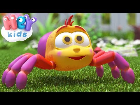 Bir Küçücük Örümcek 🕸️ Çizgi Film Bebek Şarkıları - HeyKids