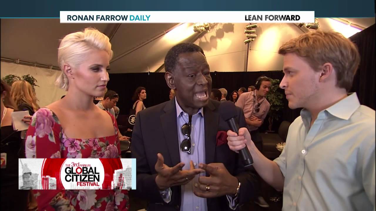bonobo plaisir GCF 2014: Backstage Interview with Babatunde Osotimehin & Dianna Agron