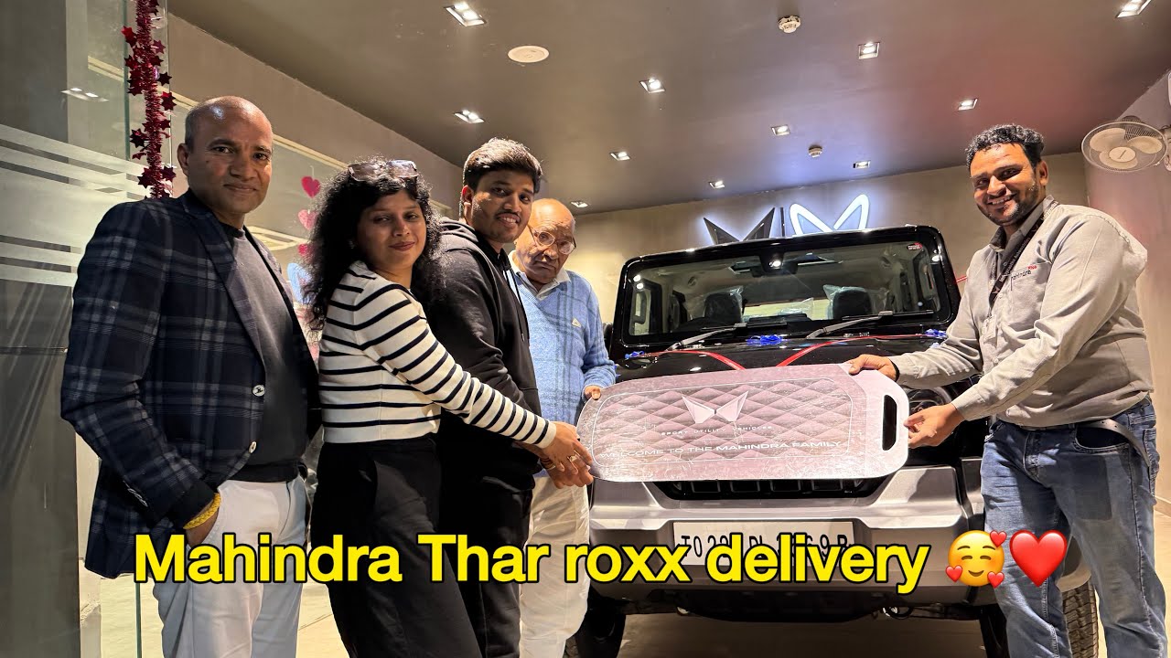 Mahindra Thar Roxx delivery🥰Finally!!!😍