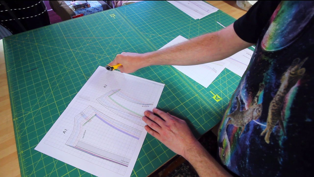 Working with Latex 1 - Joining the Pattern Sheets