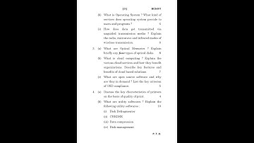 BCS - 011   December 2022 Question Paper