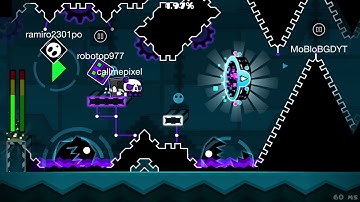 geometry dash globed online multiplayer mod summarized in a 24 second video