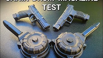 Canik TP9 Drum Magazine compatible with Walther PPQ M2 and Walther PDP Compact.