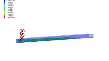 DEM Vibration conveyor