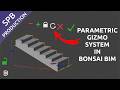 New Feature in Bonsai BIM 0.8.5: Parametric Gizmo System