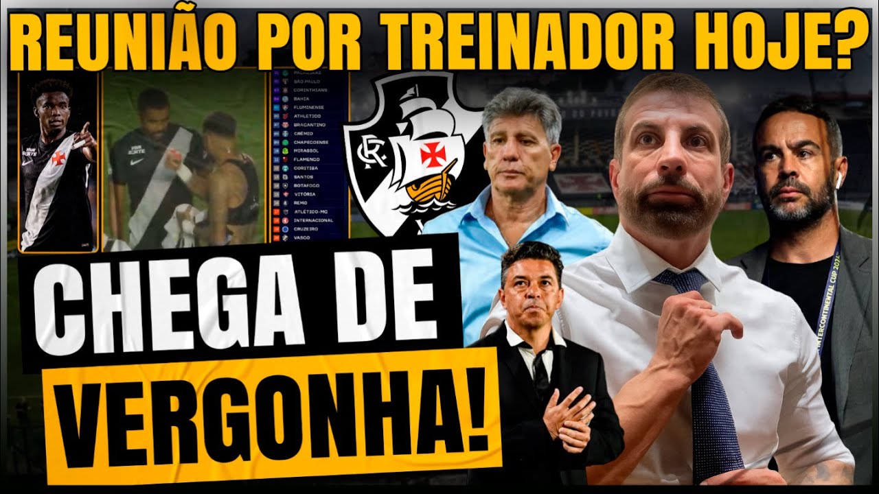 HORA DE DECIDIR! REVIRAVOLTA PODE ACONTECER? QUEM VAI TREINAR O VASCO