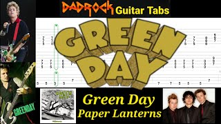 Paper Lanterns - Green Day - Gitaar + Bas TABS Les