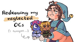 redrawing my neglected ocs ★ art & lore dump