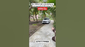 500m2 đất vườn đẹp lung linh,650tr #shorts #bds #nhadat #video #datgiare #datvuon #tiktok #music