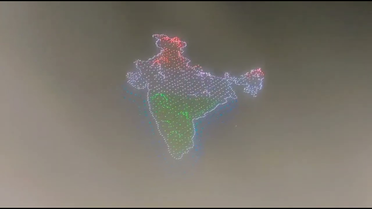 Narenda Modi Stadium Finale Drone View 