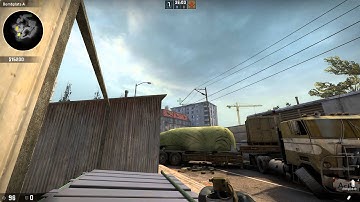 CS:GO Overpass -  CT to Sandbags Smoke