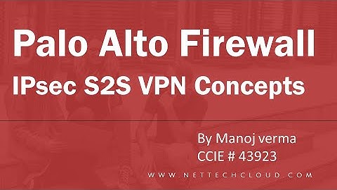Palo Alto Firewall PANOS 10  | IPsec Site to Site VPN | Route & Policy Based VPN | ESP | Tunnel Mode
