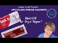 Upcycle Magnets with Clay, AIR DRY or POLYMER?!?