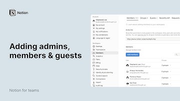Admins, members & guests