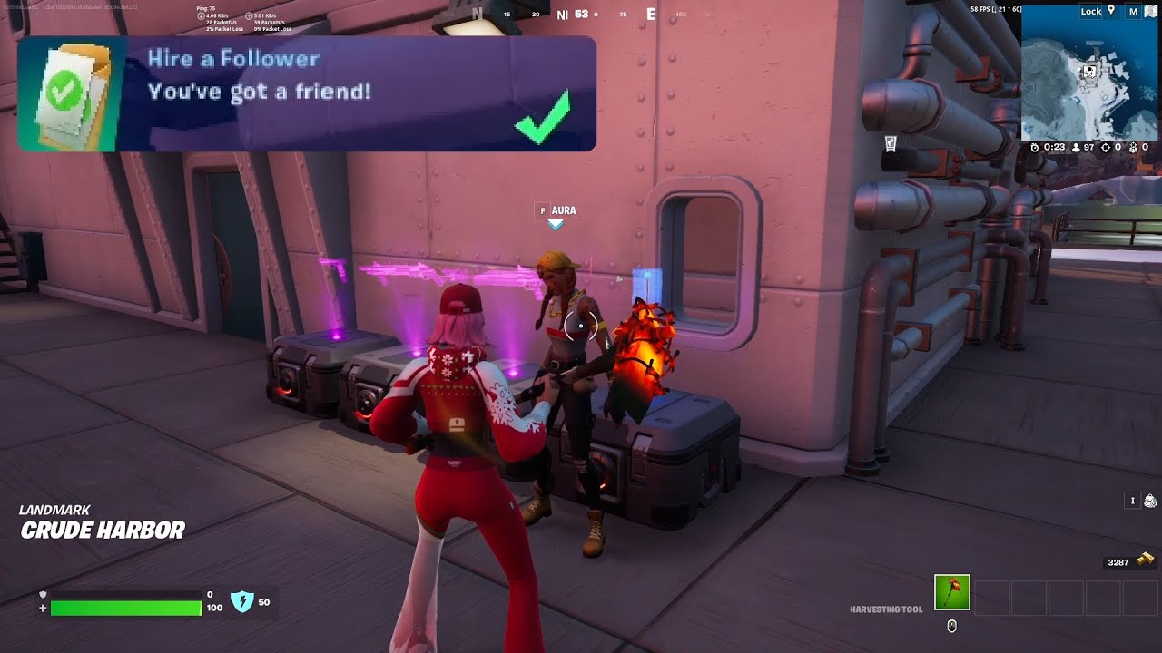 Hire a Follower in Fortnite Daily Quests YouTube