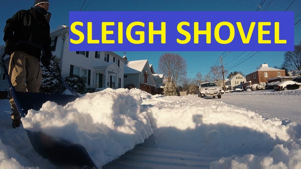 Sleigh Shovel, the Best Snow Shovel Ever! YouTube