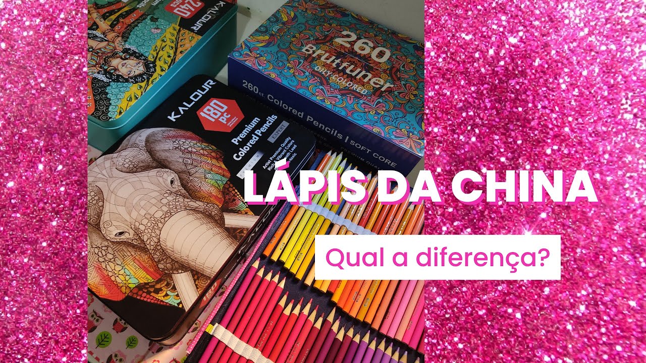 Lápis de cor da china, quais as diferenças?