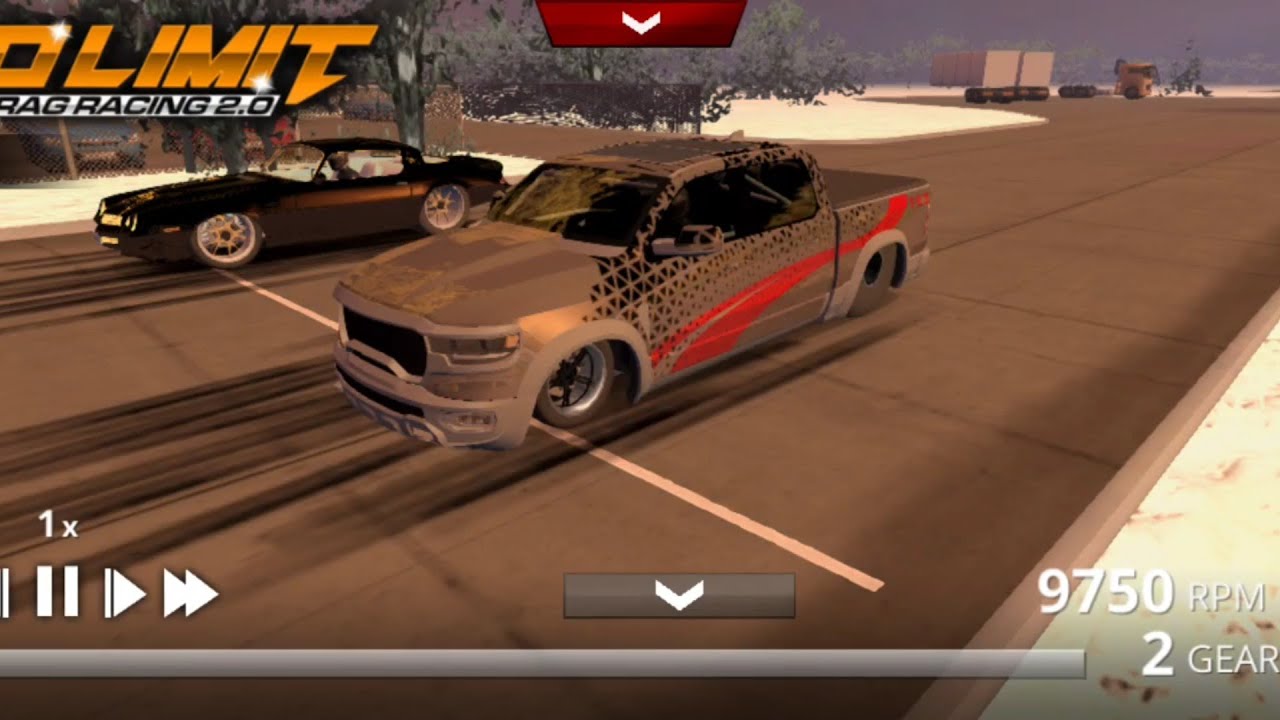 No limit drag racing 2.0 tune Fastest TRX on 35/21 no bars vs Camaro Z28 on 24s@1/4🔥5.504