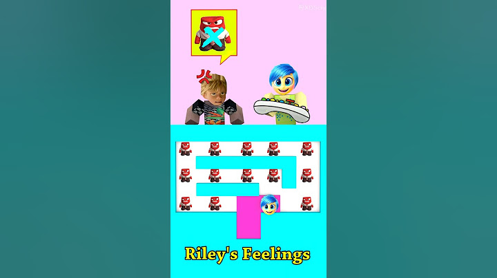 Together with Joy, help make Riley's emotions happier! 👍