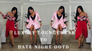 LUXURY Nightwear to OOTD Out on The Town DATE Night Ft DRESSIN