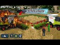 Burning Biggest Claas Harvester Due To OverHeat : Fs23 Gameplay | Farming Simulator 23 #fs23