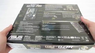Asus H170 Pro Motherboard Cpu I3 I5 I7 Lga1151 Intel Ddr4 Dvi Vga Hdmi Usb 3.1