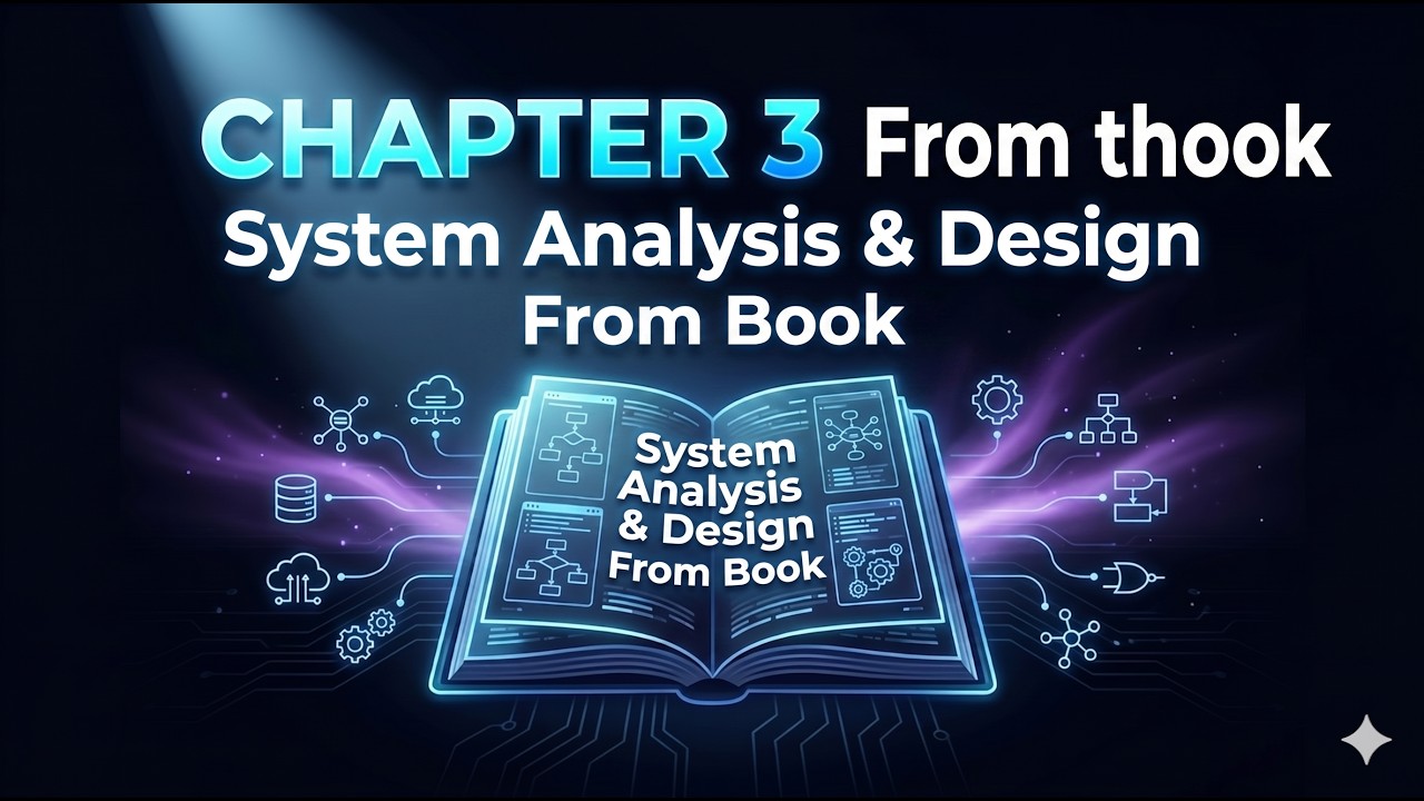 Chapter 3 From The Book (System Analysis & Design). - YouTube