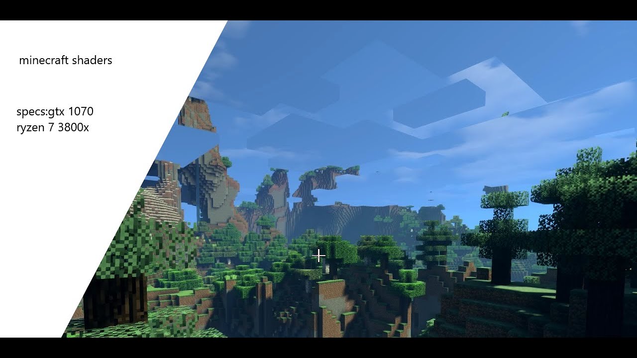 minecraft 1.12.2 shaders test (gtx 1070 8gb, ryzen 7 3800x) - YouTube