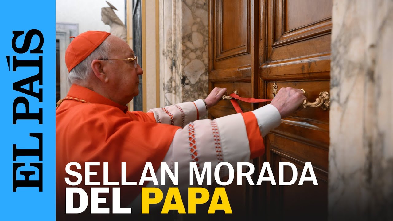 Sellan la habitación del PAPA FRANCISCO en el Vaticano antes del Cónclave | EL PAÍS