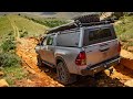 Steep Rocky Descents Offroading a Toyota Hilux! Three Provinces 4x4 Trail Ep2