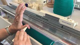 BASIC MACHINE KNITTING PATTERN DRAFTING SERIES - VIDEO TWO - REMINDER ON HOW TO KNIT A GAUGE SWATCH