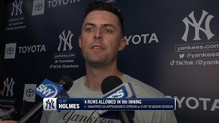 Clay Holmes discusses outing against Mariners