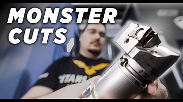 Taking GOLIATH Cuts on 9 AXIS MILL / TURN