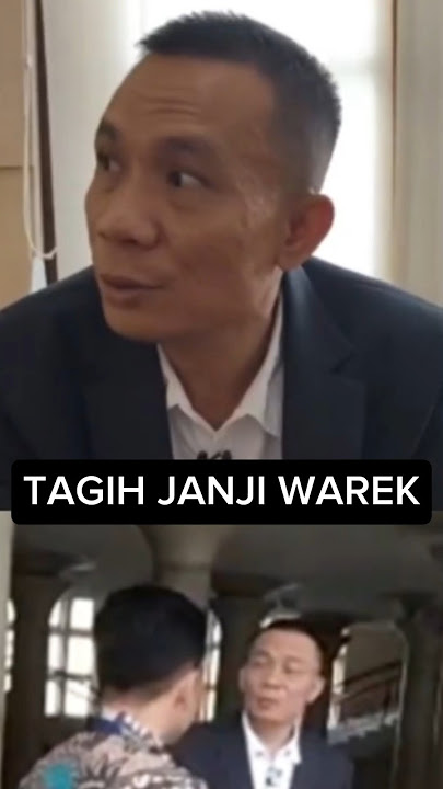 RISMON TAGIH JANJI WAREK