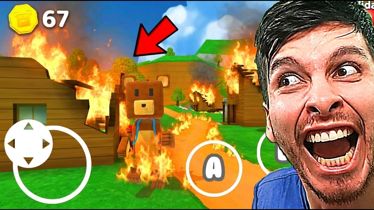 SOBREVIVE al FUEGO en SUPER BEAR ADVENTURE !!