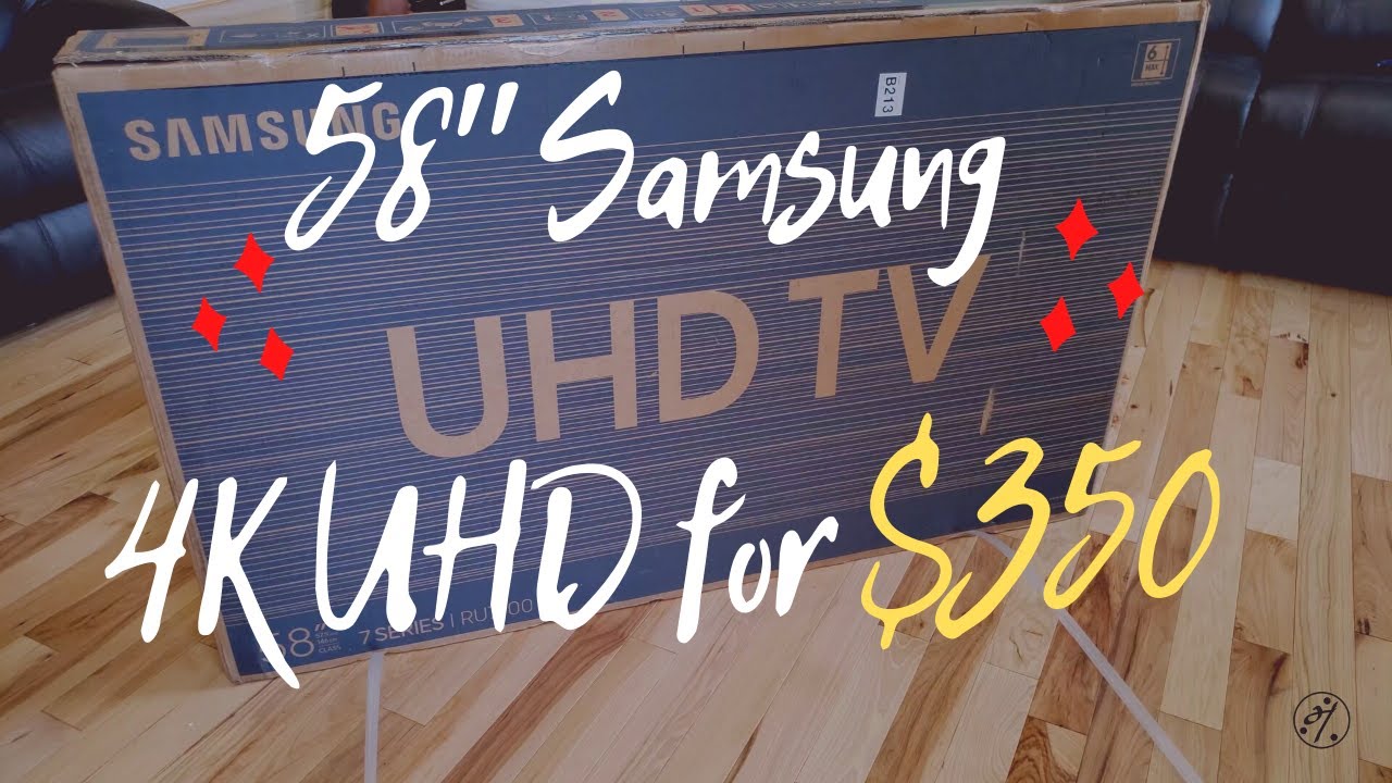 Download 58" Samsung 7 Series | Samsung RU 7100 | Samsung 4K UHD TV for $350