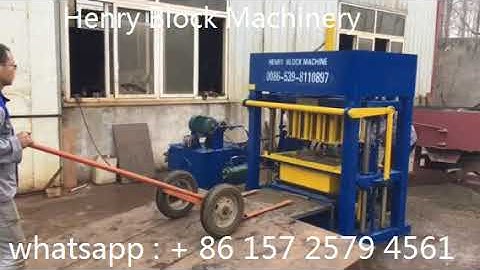 Keusec shuiyin  QT4 30  hydraulic system  semi automatic concrete block making machine electric vers