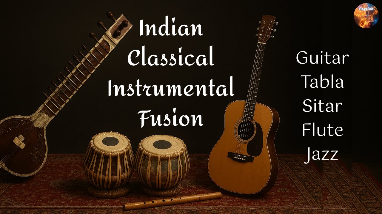 Indian Classical Fusion – Sitar, Tabla, Guitar & Flute | Soulful East Meets West Instrumental Music