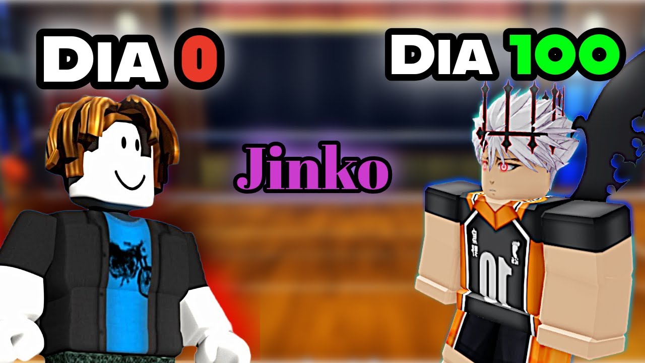 Treinei 100 DIAS com o JINKO e me tornei um PRO no Volleyball Legends